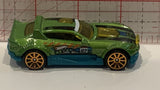 Green Rally Cat DTX15 Hot Wheels Toy Diecast Car
