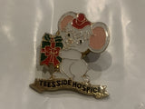 Teesside Hospice Christmas Mouse Present Lapel Hat Pin CO