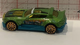 Green Rally Cat DTX15 Hot Wheels Toy Diecast Car