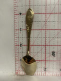 White Lily of the Valley Flower Souvenir Spoon