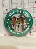 Bartles & Jaymes Thank you for your support Button Pinback