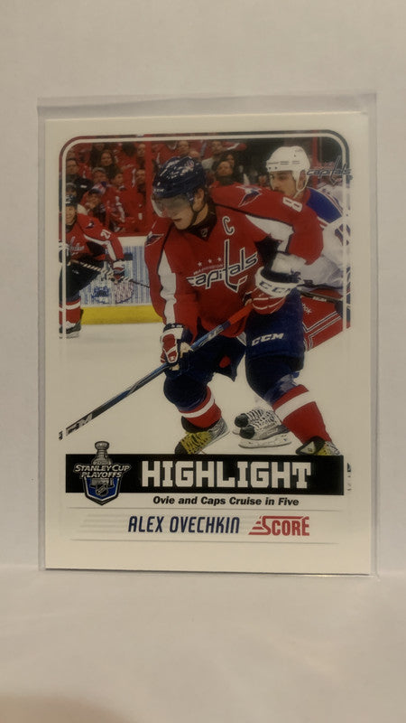 #488 Alex Ovechkin Washington Capitals 2011-12 Score Hockey Card