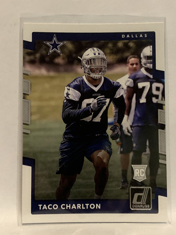 #362 Taco Charlton Rookie Dallas Cowboys 2017 Donruss Football Card