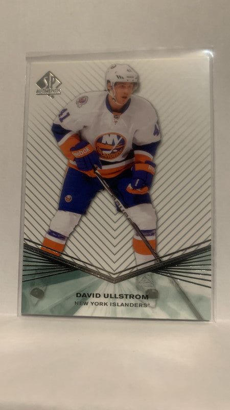R62 David Ullstrom Extended Rookies New York Islanders 2011-12 SP Authentic Hockey Card