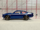 Blue Custom V-8 Vega C26 Hot Wheels Diecast Car