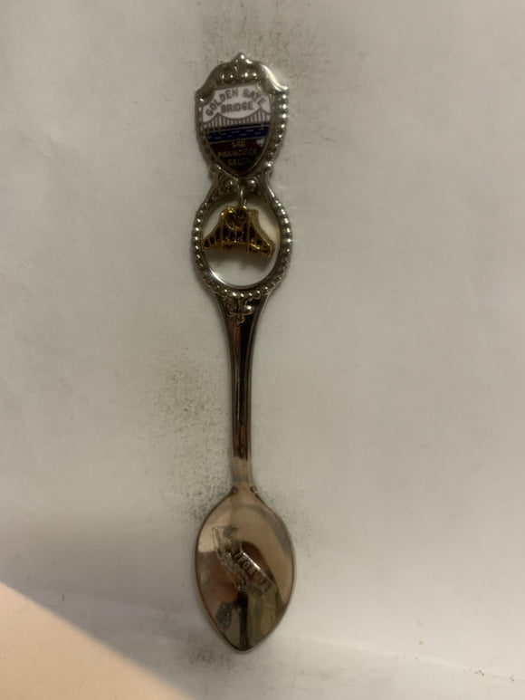 Golden Gate Bridge San Francisco California Souvenir Spoon