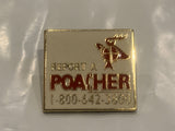 Report a Poacher Lapel Hat Pin CO