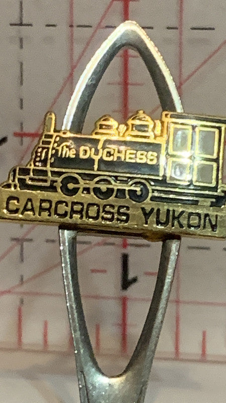 The Duchess Carcross Yukon Train  Silverplated Souvenir Spoon