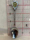 September Aster Flower  Souvenir Spoon