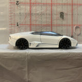 White Lamborghini Reventon Roadster Hot Wheels Loose Diecast Car 1/64 HG