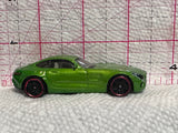 Green Mercedes AMG GT DTW84 2016 Hot Wheels Diecast Car