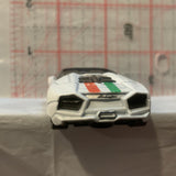 White Lamborghini Reventon Roadster Hot Wheels Loose Diecast Car 1/64 HG