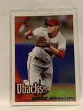 #614 Kelly Johnson Arizona Diamondbacks 2010 Topps Baseball Card