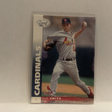 #144 Bud Smith St Louis Cardinals 2002 Donruss Leaf Baseball Card HZ