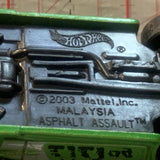 Green Asphalt Assault Hot Wheels Loose Diecast Car 1/64 HG