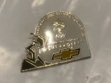 Chevrolet Sponsor Salt Lake 2002 Olympic Torch Relay Lapel Hat Pin CP