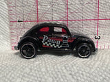 Black Pawn Volkswagen Beetle 1988 Hot Wheels Diecast Car