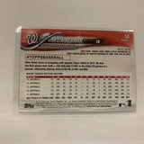#58 Ryan Zimmerman Washington Nationals  Series 1 2018 Topps Baseball Card A1W