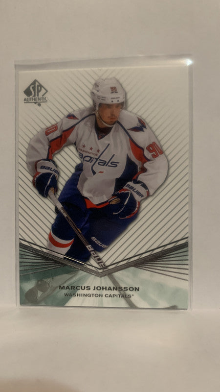 #81 Marcus Johnsson Washington Capitals 2011-12 SP Authentic Hockey Card