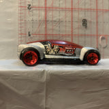Silver RR-OO7 Cyborg 2002 Autonomy Concept  Hot Wheels Loose Diecast Car 1/64 HG