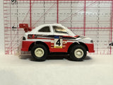 White Tommi Mitsubushi Racer Unbranded Diecast Car