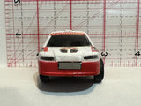 White Tommi Mitsubushi Racer Unbranded Diecast Car