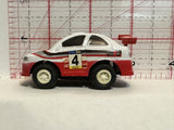 White Tommi Mitsubushi Racer Unbranded Diecast Car