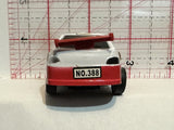 White Tommi Mitsubushi Racer Unbranded Diecast Car