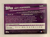 #335 Jeff Hoffman Rookie Colorado Rockies 2017 Topps Series One Baseball Card