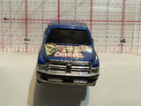 Blue Wolfman Pizza Dodge Ram Truck Hot Wheels Diecast Car