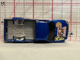 Blue Wolfman Pizza Dodge Ram Truck Hot Wheels Diecast Car