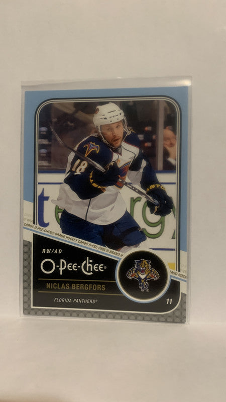 #89 Niclas Berfors Nashville Predators 2011-12 O-Pee-Chee Hockey Card