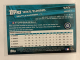 #343 Mike Zunino Seattle Mariners 2017 Topps Series One Baseball Card