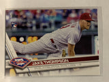 #344 Jake Thompson Rookie Philadelphia Phillies 2017 Topps Series One Baseball Card