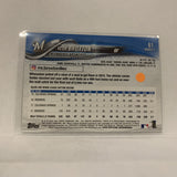 #61 Keon Broxton Milwaukee Brewers  Series 1 2018 Topps Baseball Card A1W