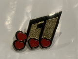 Music Heart Love Notes Lapel Hat Pin CP
