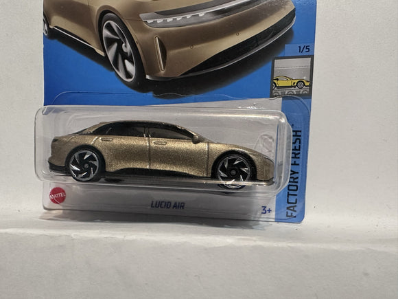 Copper Lucid Air Factory Fresh 1/5 97/250 HKJ29-M7C5 G1 2021 Hot Wheels Diecast Car