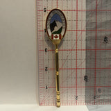 Rocky Mountains Canada Flag collectable Souvenir Spoon PA