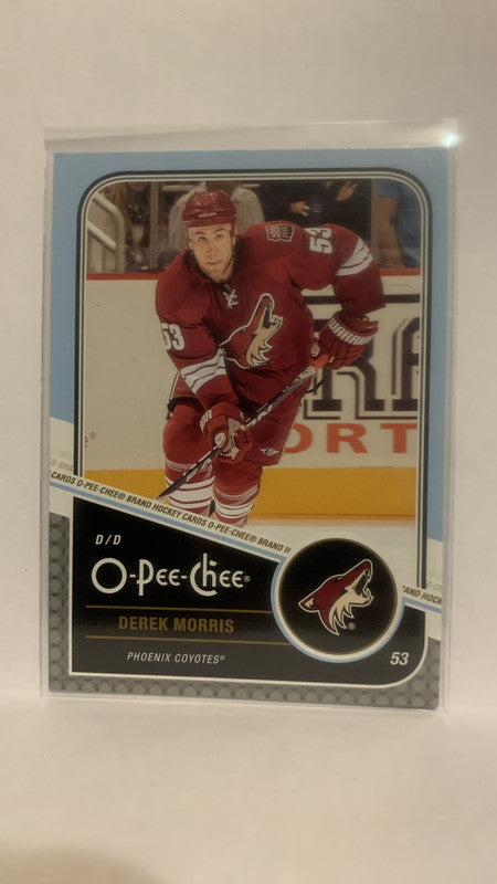 #487 Derek Morris Arizona Coyotes 2011-12 O-Pee-Chee Hockey Card