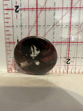 Goth Anime Girl Cartoon Button Pinback