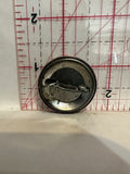 Goth Anime Girl Cartoon Button Pinback