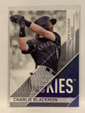 #SS-12  Charlie Blackmon Silver Slugger Colorado Rockies 2017 Topps Series One Baseball Card