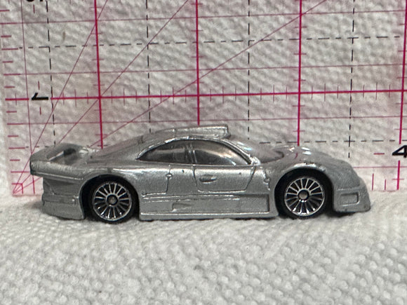 Grey Mercedes CLK-GTR Strret Version  Maisto Diecast Car