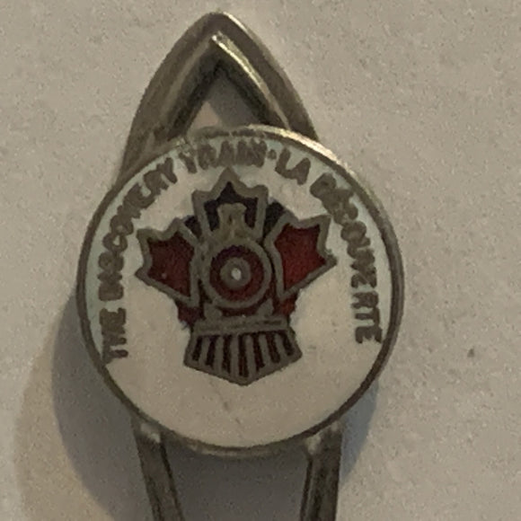 The Discovery Train La Decouve Rte Canada collectable Souvenir Spoon PA