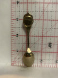 White Cream Gem Rock Souvenir Spoon