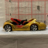 Golden Deora III Hot Wheels Loose Diecast Car 1/64 HH