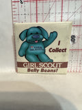 I Collect Girl Scout Belly Beans  Button Pinback