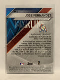 #CBP-2 Jose Fernandez Comeback Player Miami Marlins 2017 Topps Series One Baseball Card