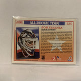 #324 Bob Essensa Winnipegs Jets   1990-91 Score Hockey  Card A1X