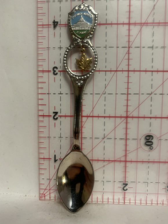 Science North Sudbury Ontario Maple Leaf Souvenir Spoon